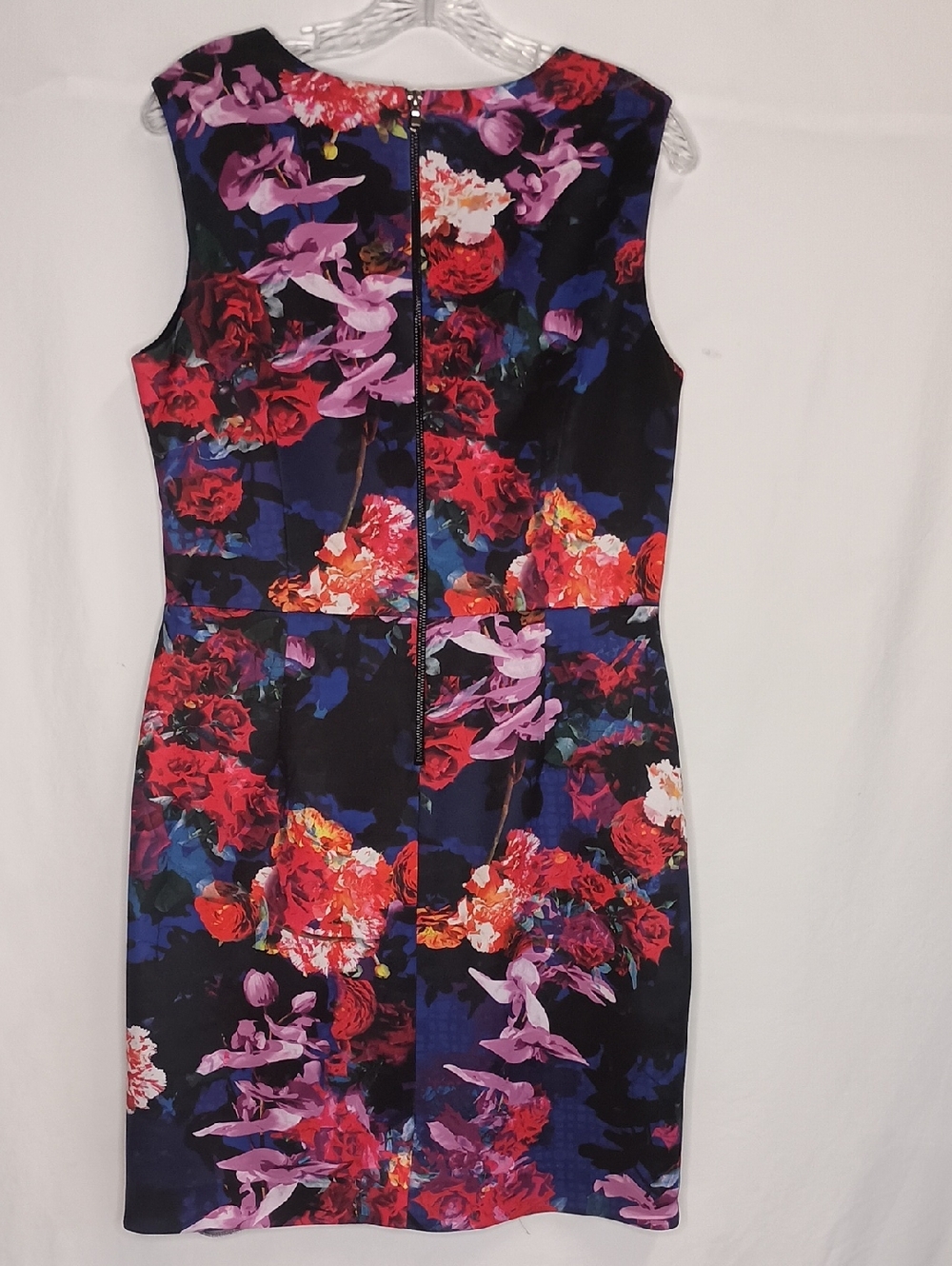 Betsey Johnson Women's Size 12 Sleeveless Dress Watercolor Maximalist - Picture 7 of 11